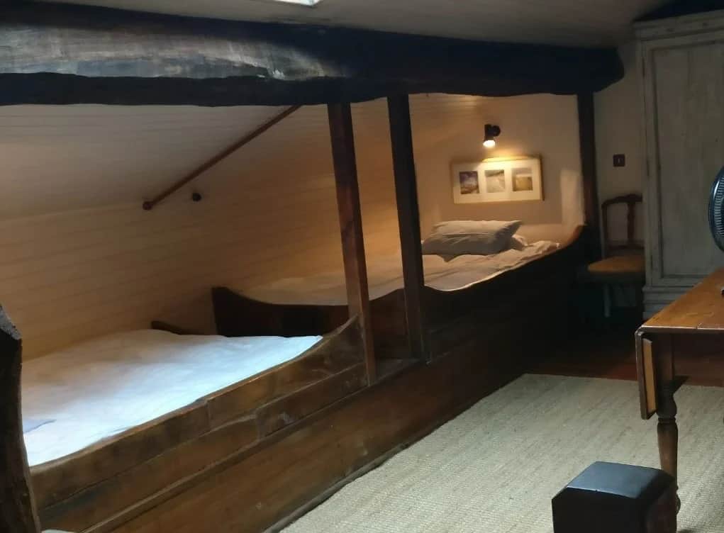Cabin beds on landing